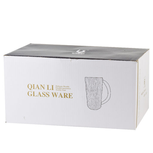 Кружка Frost.Grey v=360 мл (стекло) (min6) (подарочная упаковка на min партию) - Nouvelle home фото 2