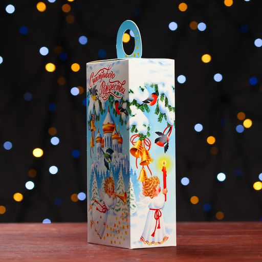 Цена за 5 шт. Подарочная коробка Рождество , сюрприз 11 х 6 х 21 см - Simaland фото 3