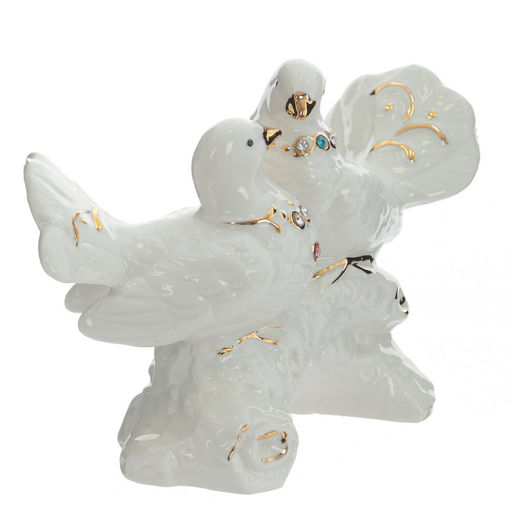 Фигурка декоративная "Голуби", L16 W9,5 H11,5 см