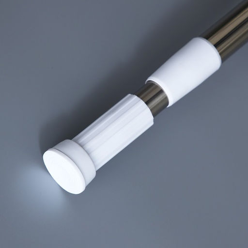 Карниз для ванной Доляна, телескопический, 110-200 см, стальной