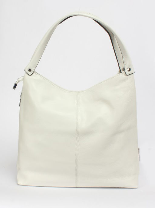 Сумка женская натуральная кожа GU 2033-3161, 1отд+карм/перег, 2плеч/рем, белый SALE 253554 - Adelia фото 2