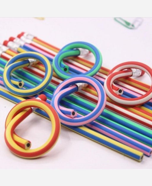 Гибкий карандаш Антистресс 18 см, с ластиком 9046532 - Yiwu youda import & export co фото 4