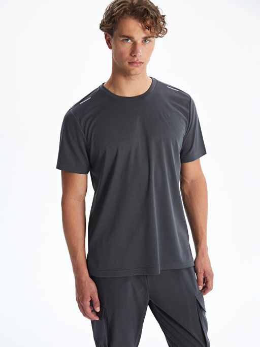 Bisiklet Yaka K?sa Kollu Erkek Spor Ti??rt