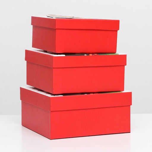 Набор коробок 3 в 1 15,5х15,5х7,5 18х18х8,5 20х20х9,5 см. - Simaland фото 2