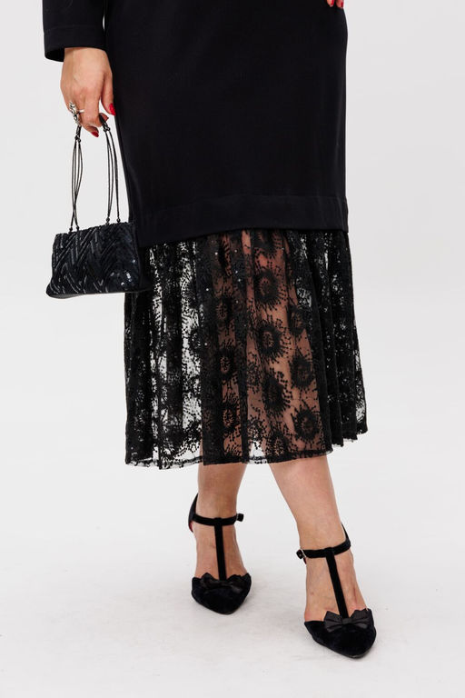 Платье ANELLI 1739 ажурная ночь