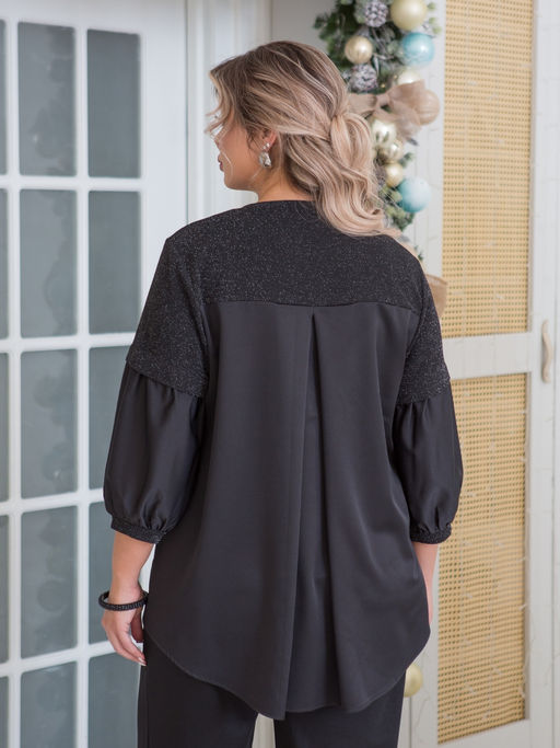 Блузка 1319-1 черный