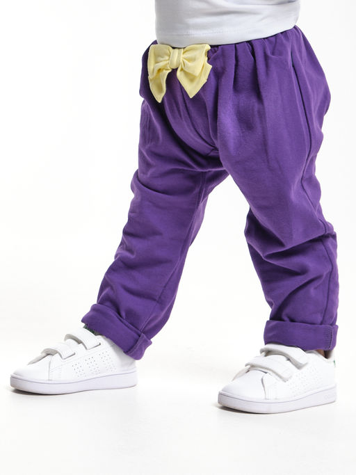Брюки для девочки UD 3643 сирень - Mini maxi фото 3