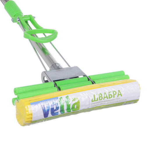 Швабра VETTA ПВА арт.Z230MF-DS ст.корп., двойн. ряд рол., арт 444-167