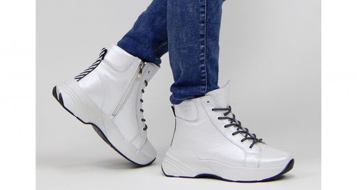 Ботинки EDART 311.2021.white шерсть  фото 17