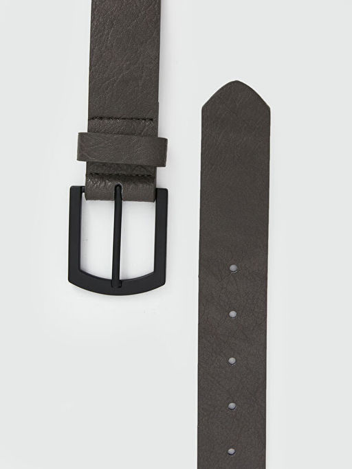 Deri G?r?n?ml? Erkek Kemer