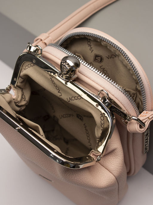 LACCOMA сумка Нефертити-ЛЦ802-бледно-розовый эко кожа хлопок