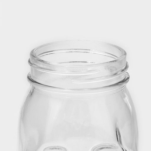 Кружка Доляна «Череп. Хэллоуин», 400 мл, 9×14.5 см, с крышкой и трубочкой, стекло, МИКС