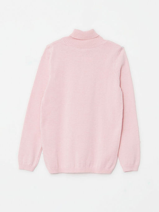 Bal?k?? Yaka Basic Uzun Kollu K?z ?ocuk Triko Kazak - Waikiki фото 2