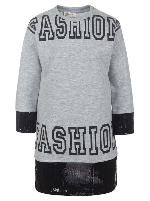 Туника серый меланж SM2058