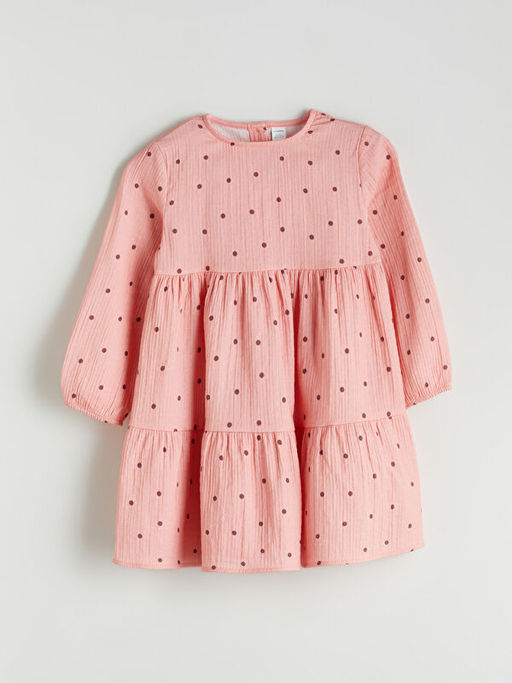 Bisiklet Yaka K?z Bebek Elbise