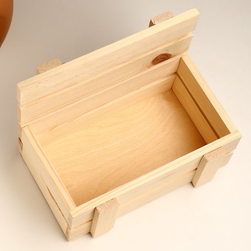 Подарочный ящик, 24.5×16.5×19.5 см, деревянный