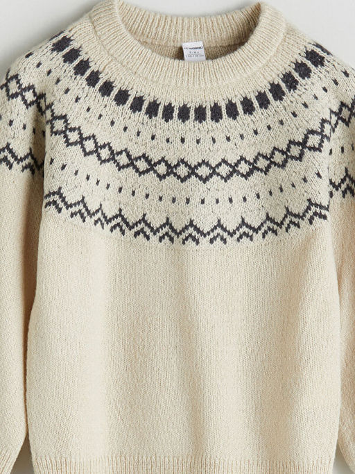 Bisiklet Yaka Erkek ?ocuk Triko Kazak