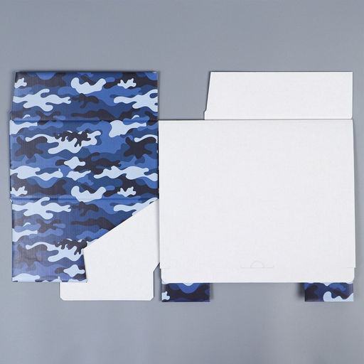 Цена за 2 шт. Коробка подарочная сборная, упаковка, «Милитари», 30×23×12 см