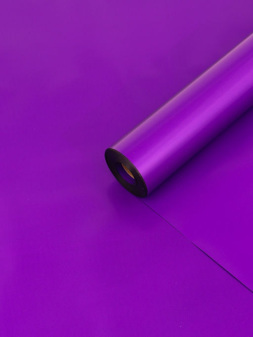 Пленка для цветов тонированная, матовая, светло пурпурная, 0,5 х 30 м±5%, 65 мкм