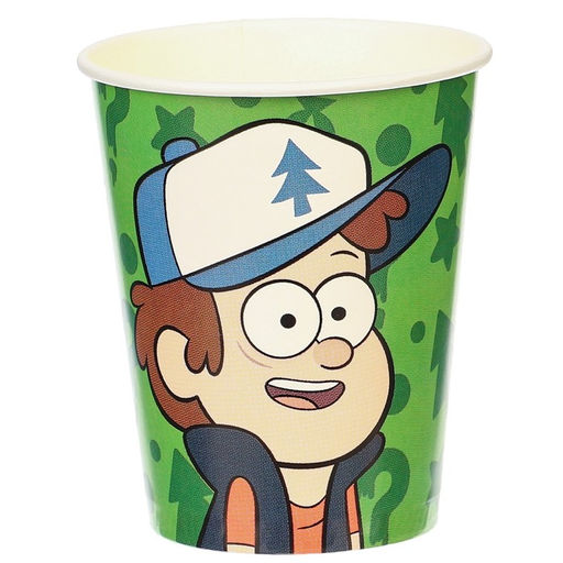 Стакан бумажный С Днем Рождения!, 250 мл, 6 штук, Гравити Фолз - Disney фото 3