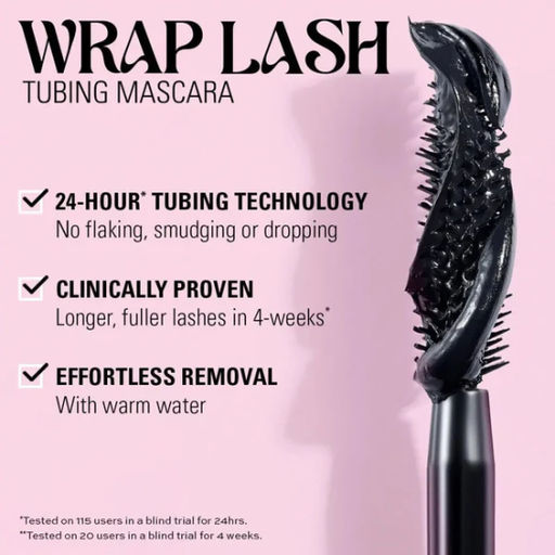 Тушь для ресниц Wrap Lash Mega Extension & Volume Tubing Mascara, Burgundy 6865326