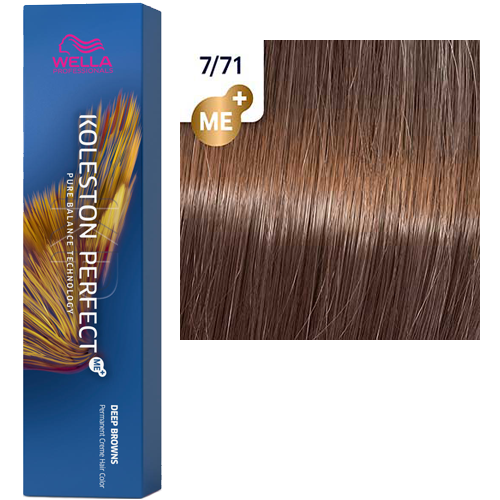 Краска стойкая Koleston Perfect 7/71 Янтарная куница, Wella Professionals