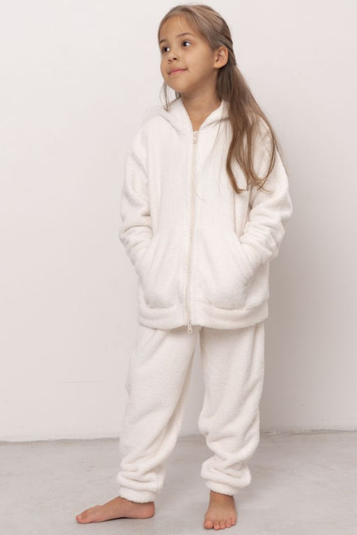 Брюки детские из теплой плюшевой ткани 6711K-50151.1H-121 - Almando melado фото 2