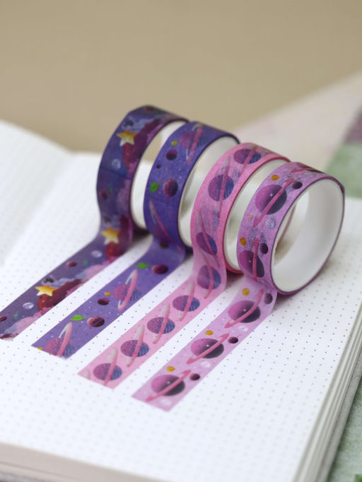 Набор декоративного скотча Astronaut, purple