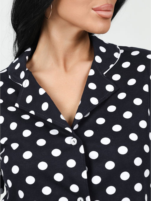 Нимфа пижама женская (горох)