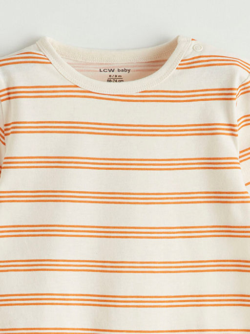 K?sa Kollu Erkek Bebek Tulum