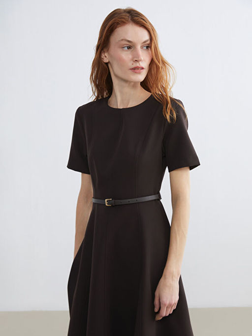 Bisiklet Yaka Belden Oturtmal? Elbise