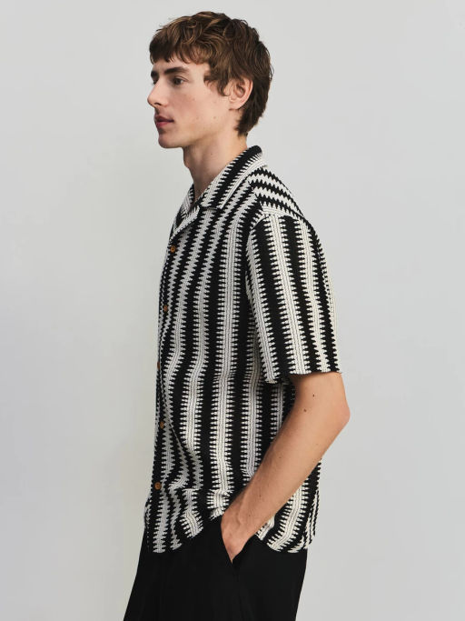 Рубашка из фактурного хлопка ZR2605043005-50 / Zarina