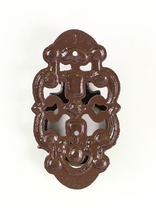 Ручка дверная чугун «Цветочная», 9.5×3.5×17.5 см