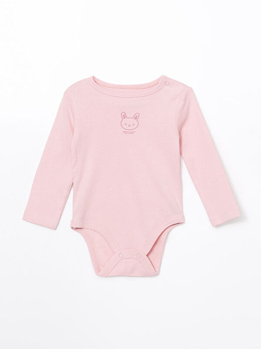 Bisiklet Yaka Bask?l? K?z Bebek ??t??tl? Body 2li - Waikiki фото 2