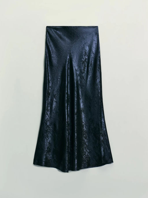 Юбка макси из блестящей ткани / Zarina