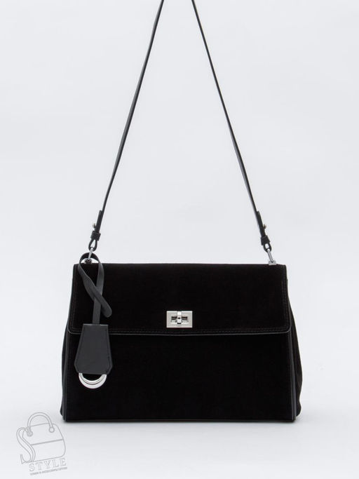 Сумка женская кожаная 5103-1X black Polina&Eiterou