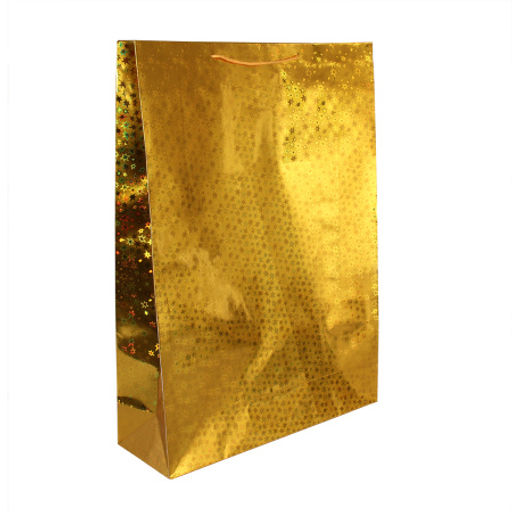 Цена за 12 шт. Пакет подарочный 49х69х16,5 голография / GW-118 /уп 12/180/плотность бумаги 157г/м2 микс - ГалеонТрейд фото 3