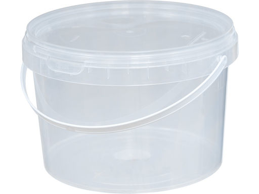 Ведро 2,25л с крышкой прозрачное Х4679602, Емкости Партнер