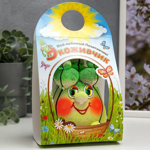 Набор для выращивания «ЭкоЖивчик. Кактус», фигурка растущая в подарочной упаковке