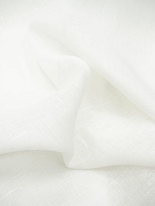 Лен декоративный Сетка цв.Белый, ш.1.5м, лен-100%, 175гр/м.кв. - Купава фото 2