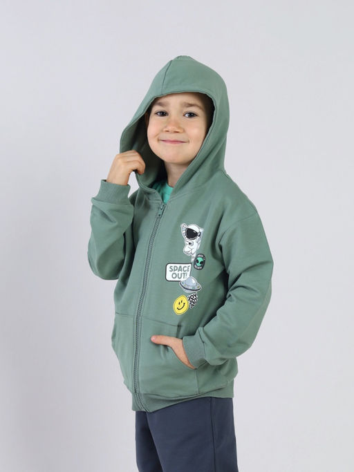 CRB wear / CSKB 64030-35-431 Толстовка для мальчика,хаки/Ex.Cherubino фото 3