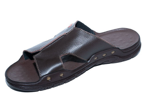 Шлепки мужские из 100% кожи - Dynamic фото 2