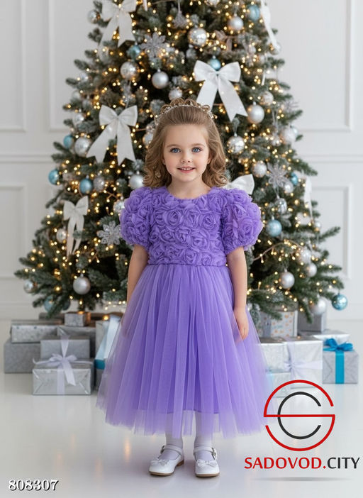 Пышные платья для принцесс с 3D розочками. - Bruno фото 5