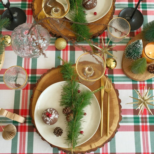 Скатерть Этель Нoliday decoration 149х180см, 100% хлопок, репс 210 г/м2  фото 3