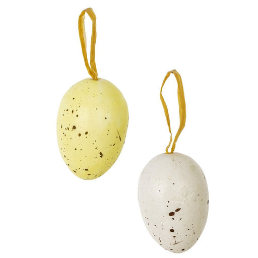 Набор из 6-ти изделий декоративных подвесных "Яйцо" (3,5*6), L6 W4 H25 см