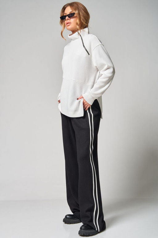 Костюм LAIKONY 483 белый+ черный