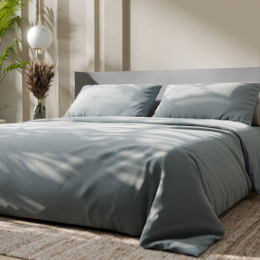 Постельное бельё Этель 1,5 сп Утренняя дымка 143х215, 150х214, 50х70 см-2 шт, 100% хлопок, бязь 125г/м2  фото 2