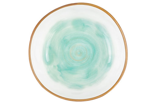 Салатник 14*14*5,5 см 500 мл "Кантри" бирюзовый