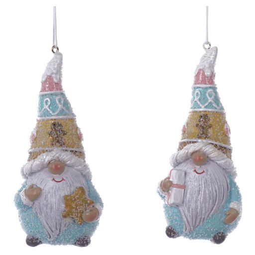 Фигурка декоративная подвесная "Гном", L4,5 W4,5 H10,5 см, 2в.