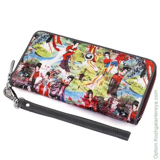 Женский кожаный кошелек на молнии Sergio Valentini СВ 8138-2023